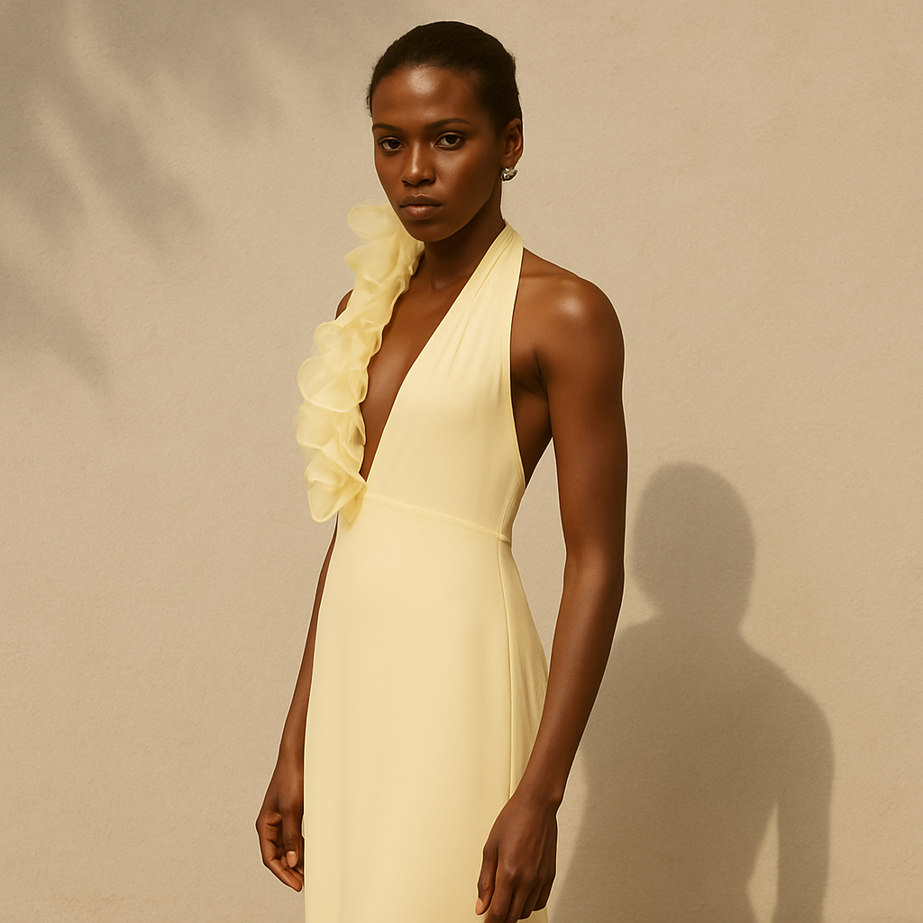 Brume™ | Cuello halter floreciente