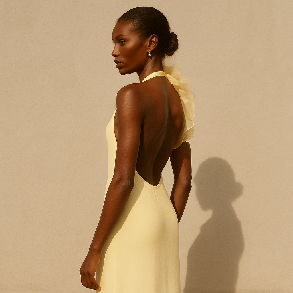 Brume™ | Cuello halter floreciente