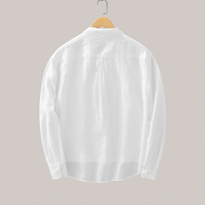Oliver™ | Camisa informal de algodón y lino