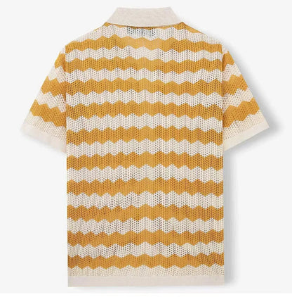 Lorenzo™ | Camisa Tejida Chevron