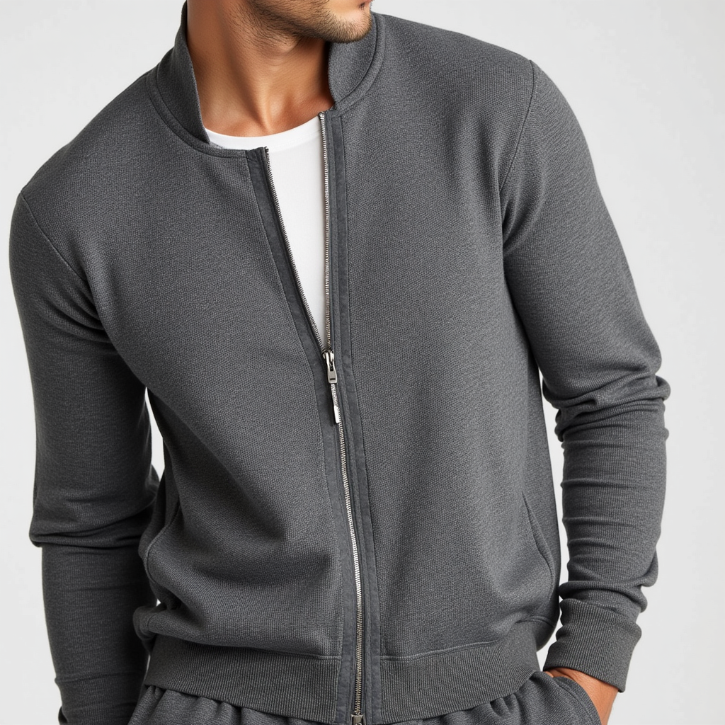 Lorenzo™ | Sudadera de Lana Merino Premium con Cremallera