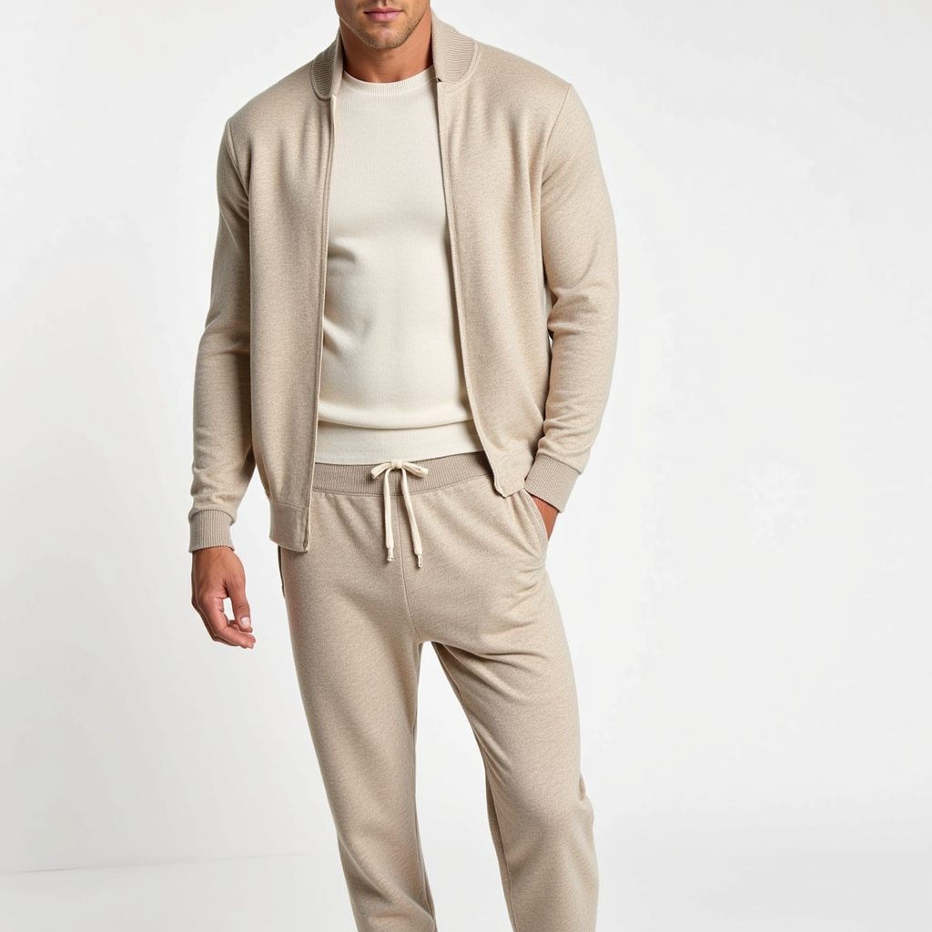 Lorenzo™ | Sudadera de Lana Merino Premium con Cremallera