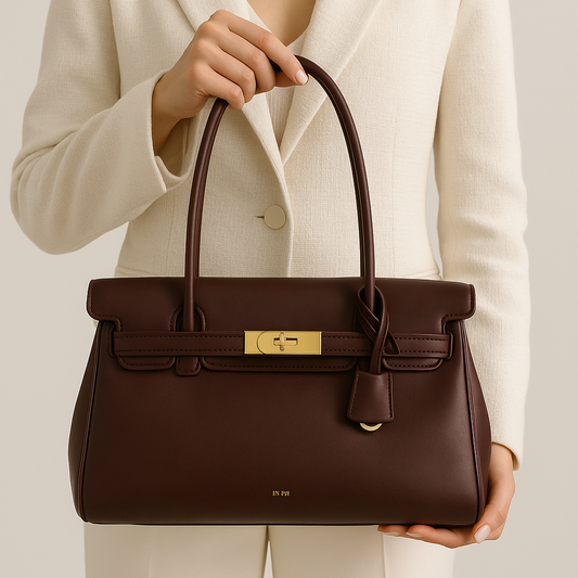 Valeria™ | Bolso de Hombro en Burdeos Intenso