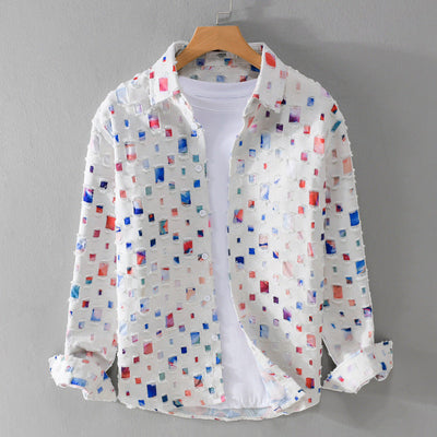Logan™ | Camisa con Parche Desgastado de Impacto