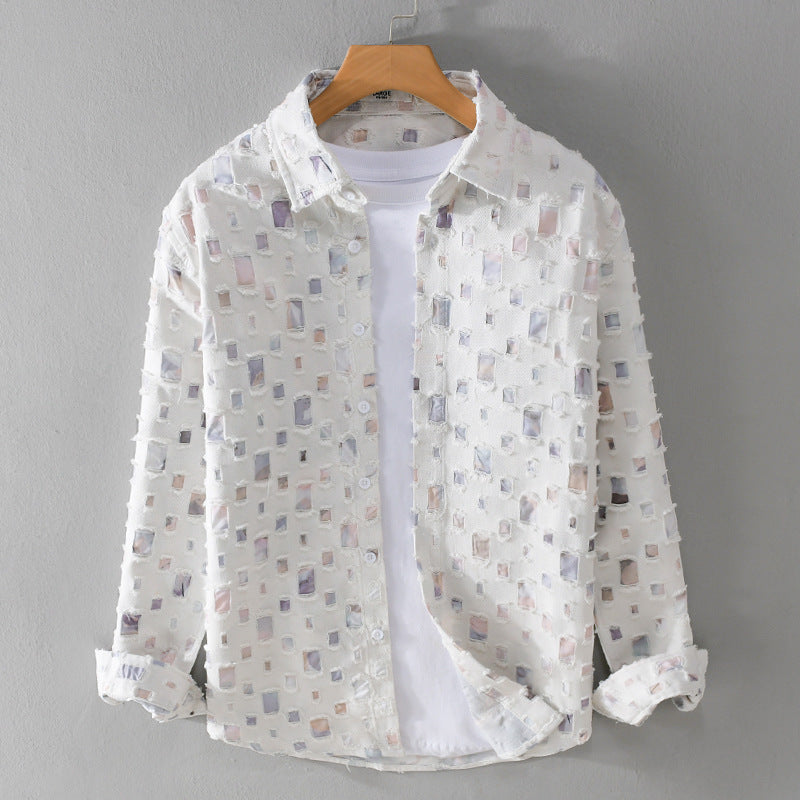 Logan™ | Camisa con Parche Desgastado de Impacto