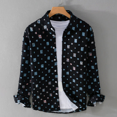 Logan™ | Camisa con Parche Desgastado de Impacto