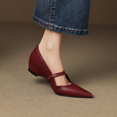 Marisol | Zapatos de piel con correa Mary Jane