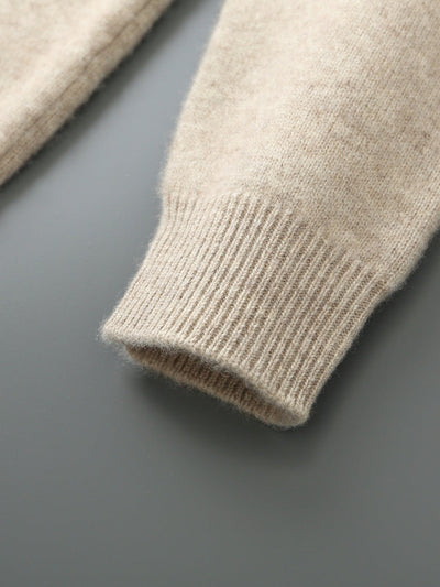 Lorenzo™ | Sudadera de Lana Merino Premium con Cremallera