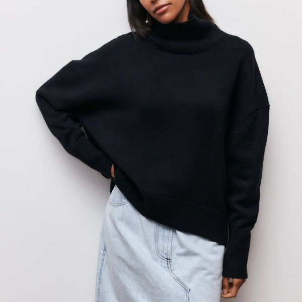Elena™ | Suéter de Cuello Alto Atemporal