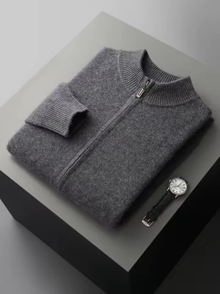 Lorenzo™ | Sudadera de Lana Merino Premium con Cremallera