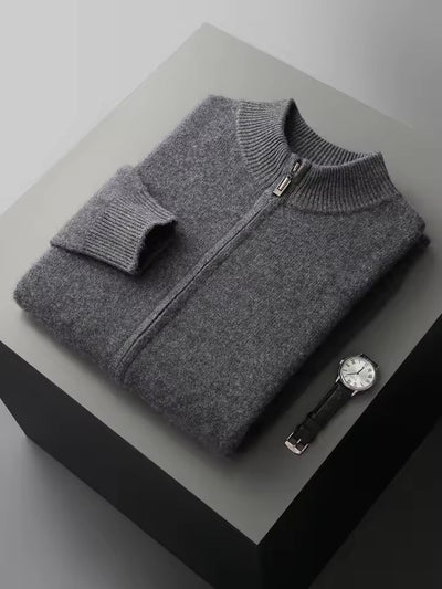Lorenzo™ | Sudadera de Lana Merino Premium con Cremallera