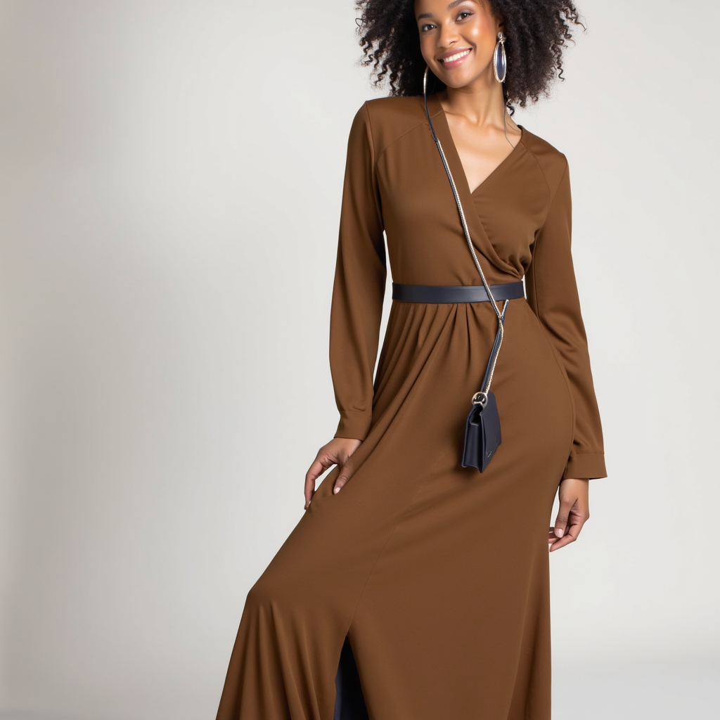 Catalina™ | Vestido Largo Elegante con Escote en V