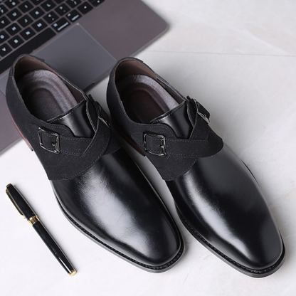 Héctor™ | Zapatos Derby de Piel con Hebilla